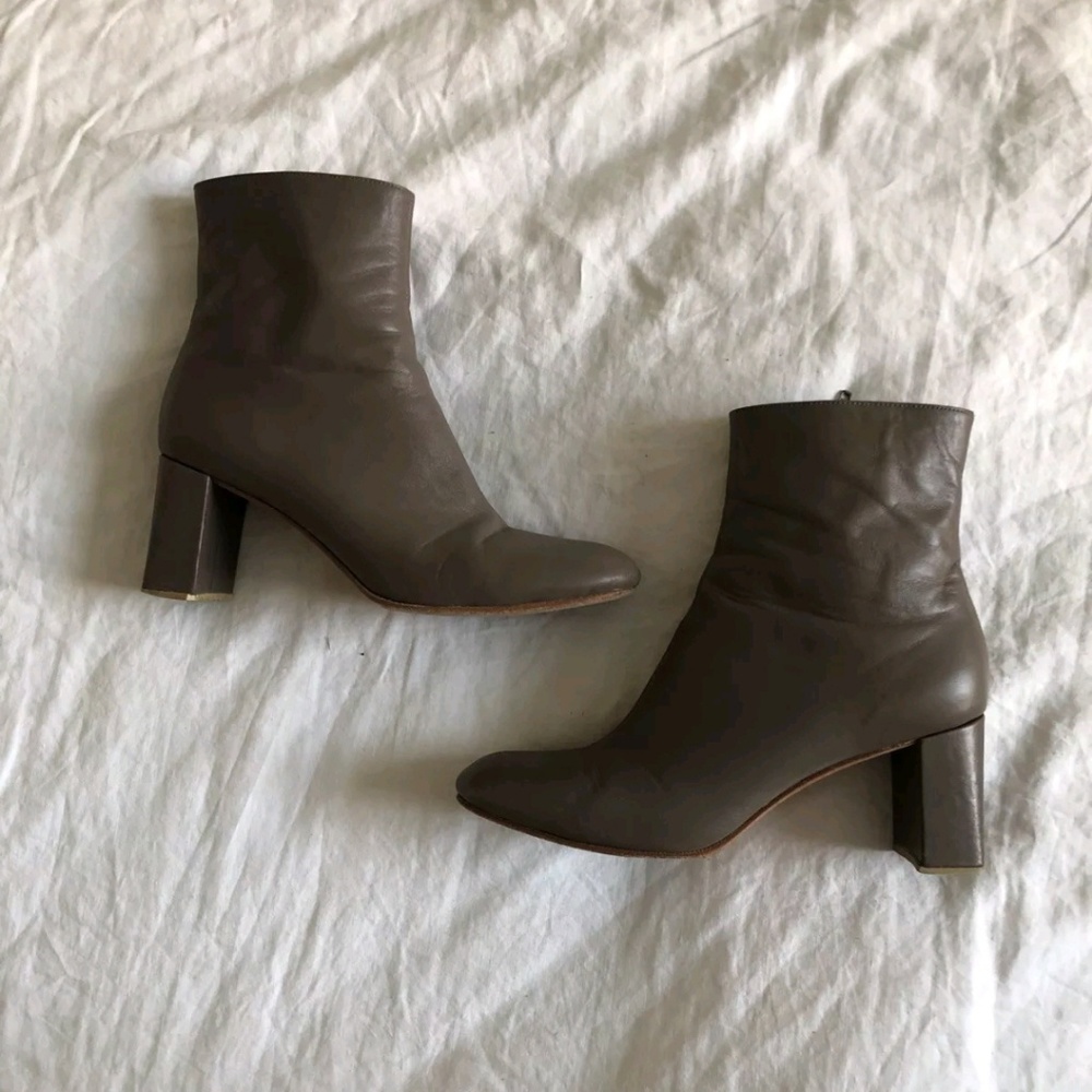 Maryam nassir Zadeh Agnes Boot, Pebble Leather 40